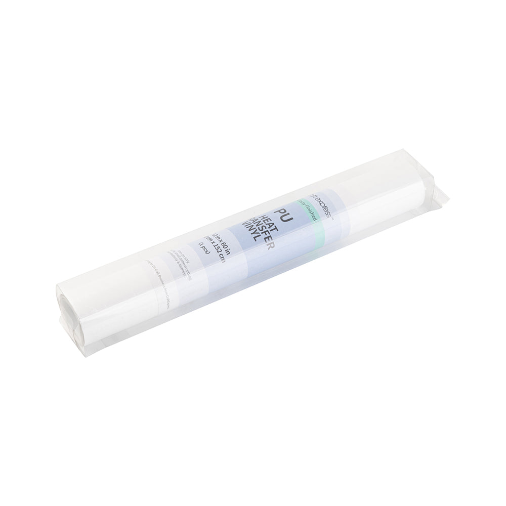 Craft Express White Glossy Heat Transfer Vinyl Roll - Craft Express Canada